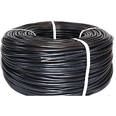Кабель ПВС 2х2.5 чорний бухта 100 метрів ціна за бухту
