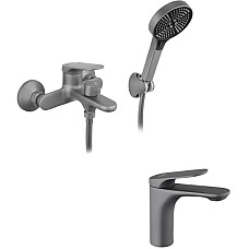 Душовий гарнітур Kroner Linz-GRN060 + змішувач Linz-GRN010 (CVS30158)