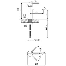 Душовий гарнітур Kroner Essen-SCH063 + змішувач Essen-SCH030 + змішувач Essen-SCH010 (CVS30219)