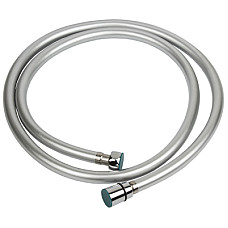 Шланг для душа AQUATICA 1/2" PVC 3-х шаровий з підшипником сріблястий (XB-0173)