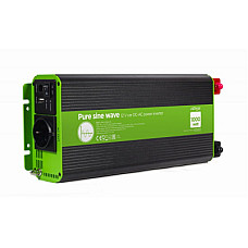Автомобільний інвертор 12V/230V 1000W (2000W peak power) чиста синусоїда EnerGenie (EG-PWC-PS1000-01