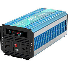 Автомобільний інвертор Choetech 12/220V 1000Вт, з функцією ДБЖ, чиста синусоїда (INV-C1000WUPS-EU)