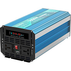 Автомобільний інвертор Choetech 12/220V 1000Вт, з функцією ДБЖ, чиста синусоїда (INV-C1000WUPS-EU)