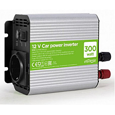 Автомобільний інвертор EnerGenie 12V/220V 300 Вт (EG-PWC300-01)
