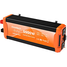 Автомобільний інвертор Choetech 12V/220V 2500 Вт, чиста синусоїда (CJ5000Q-V2)