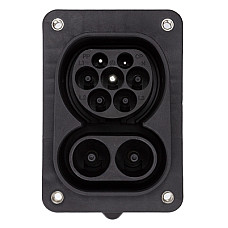 Розетка для заряджання електромобіля Duosida CCS Combo 2 (Male), 200A, 32A, 3-фазный (EV200436)