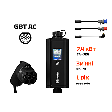 Зарядний пристрій Svartex 7кВт 32А PRO GBT AC для електрокарів з Китаю