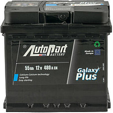 Акумулятор автомобільний AutoPart 55 Ah/12V Plus (ARL055-P01)