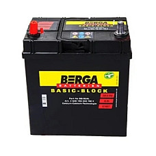 Акумулятор автомобільний Berga Basicblock 35Ah ASIA (+/-) ТК (300EN) (5351190307902)