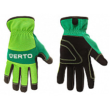 Захисні рукавиці Verto робочі, шкірозамінник, р. 10 (97H122)