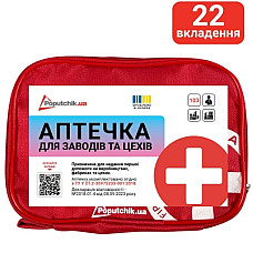 Автомобільна аптечка Poputchik 02-051-М