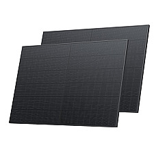 Набір сонячних панелей EcoFlow 2*400 Solar Panel Стаціонарні (1853427)