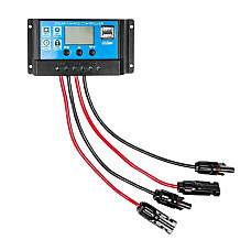 Контролер заряду Neo Tools 20А, 12/24В(OPEN,AGM,GEL), 2xUSB (90-150)