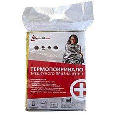 Термоковдра Poputchik двостороння 160х210 см (53-004)