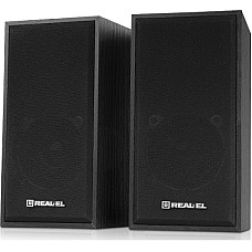 Акустична система REAL-EL S-202 USB Black (EL121200019)