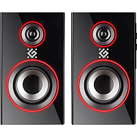 Акустична система 2.0 Solar 20 20Вт  Bluetooth 5.0+3,5мм, RGB підсвітка, чорна (65721)