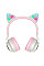 Bluetooth-гарнітура Hoco W27 Cat Ear Grey/Pink (W27GP)