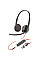 Навушники Poly BlackWire C3225 USB-C HS Stereo +3.5mm Plug +USB-C/A Adapter (Bulk) Black (8X229A6)