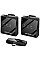 Бездротовий подвійний петличний мікрофон Vention USB-C 2-Pack Wireless Lavalier Black (NCBB0)