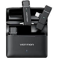 Мікрофон Vention USB-C 2-Pack Wireless Lavalier with Charging Case (NCAB0)