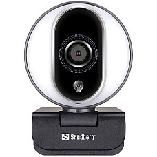 Веб-камера Sandberg Streamer Webcam Pro Full HD Autofocus Ring Light Black (134-12)