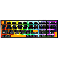 Клавіатура ігрова мембранна XTRIKE ME KB-512 UA 108кл. Silent switch LED підсвітка, USB, чорна (KB-512BKUA)