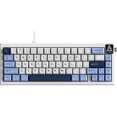Клавіатура Ajazz AK650 Sea Salt Switch USB UA White/Blue (AK650-SS-BWB)