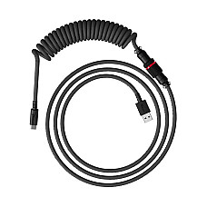 HyperX Кабель USB-A - USB-C спіральний, 1.37м Grey/Black (1525553)