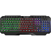 Клавіатура Xtrike ME KB-306 LED USB UA Black (KB-306UA)