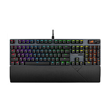 Клавiатура Asus ROG Strix Scope II X NX Snow V2 EN PBT Black (90MP03XF-BKUA20)