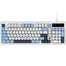 Клавіатура Ajazz AF98 USB UA White/Blue (AF98-GB)