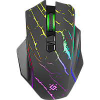 Миша DEFENDER (52503) Uran GM-503 LED, Чорний