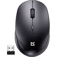 Мишка Defender Auris MB-027 Silent Wireless Black (52027)