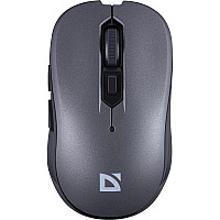 Мишка Defender Gassa MM-105, бездротова, 6 кн., 1600 dpi, безшумна сіра (52104)