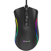 Мишка XTRIKE ME GM-226, ігрова, USB, 7200dpi., 7кн.,RGB, чорна (GM-226)