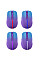 Мишка Defender Mystery MM301 LED Wireless/Bluetooth Violet (52301)