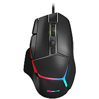 Мишка XTRIKE ME GM-415, ігрова, USB, 8000dpi., 9кн., RGB чорна (GM-415) (1857188)