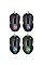 Мишка Defender Sleipnir GM-927 USB Black+ Килимок (52927)