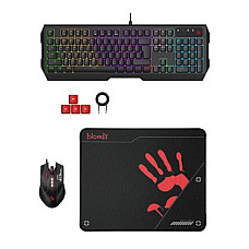 Комплект (клавіатура, миша) Bloody B1700 Black