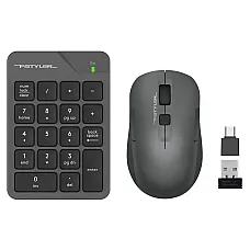 Комплект (клавіатура цифрова, миша) бездротовий Fstyler FG1600C Air2 Grey