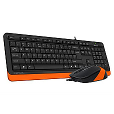 Комплект (клавіатура, миша) A4Tech F1010 Black/Orange