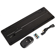 Комплект (клавіатура, миша) бездротовий A4Tech FG1012S Black/Grey
