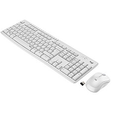 Комплект (клавiатура, миша) бездротовий Logitech MK295 Combo White (920-009824)
