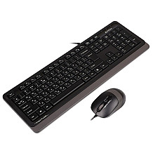Комплект (клавіатура, миша) A4Tech F1010 Black/Grey