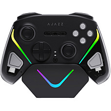 Геймпад Ajazz GP100S 2.4G/BT/USB Switch/PC/iOS/Android RGB Black (GP100S-B)