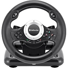 Ігрове кермо Defender Turbo Pro for PC/PS3/PS4/Xbox, 10кн., USB (64291)