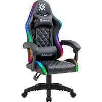 Крісло ігрове Defender Energy RGB Black (64559)