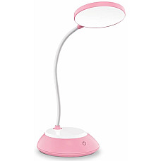 LED лампа настiльна з акумулятором DC3 TITANUM TLTF-022P 7W 3000-6500K USB рожева (26845)