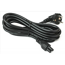 Кабель живлення 220В 1.5 м, 0,75мм2 С13-IEC C5 (для ноутбука) (B00702)