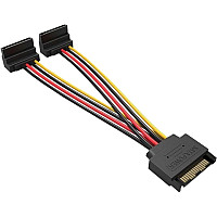 Кабель живлення Serial ATA Male to 2xSATA Female Vention (KDBBB)